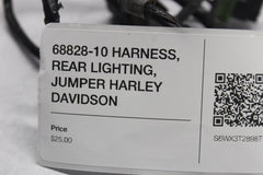 68828-10 HARNESS, REAR LIGHTING, JUMPER HARLEY DAVIDSON