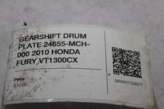 GEARSHIFT DRUM PLATE 24655-MCH-000 2010 HONDA FURY VT1300CX
