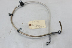 Chrome Braided Front Brake Line 2011 Harley Davidson Softail Fatboy