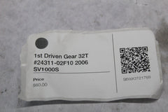 1st Driven Gear 32T #24311-02F10 2006 SV1000S