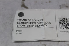 TRANS SPROCKET SCREW 2PCS 3594 2016 SPORTSTER XL1200X