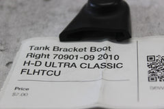 Tank Bracket Boot Right 70901-09 2010 H-D ULTRA CLASSIC FLHTCU