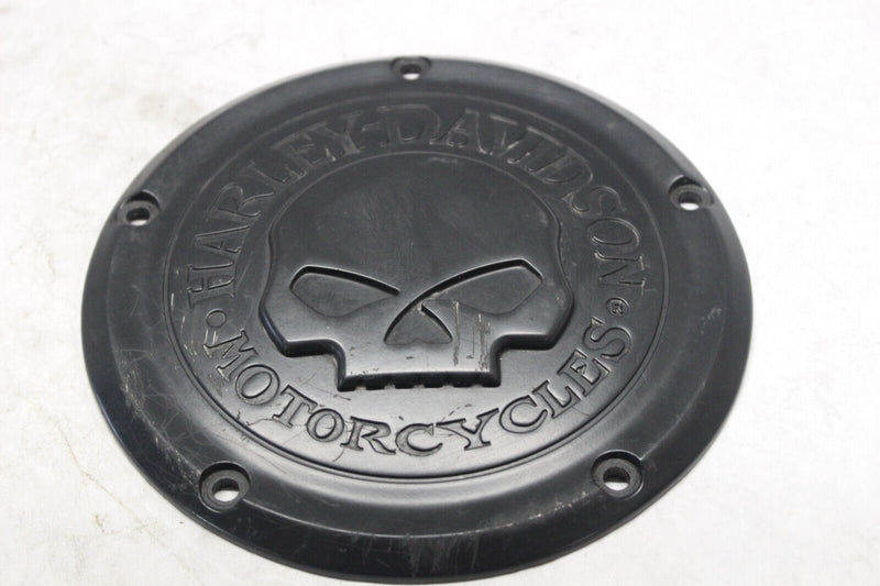 25700478 CLUTCH DERBY COVER BLACK WILLIE G HARLEY DAVIDSON TWIN CAM