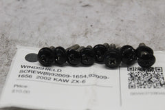 WINDSHIELD SCREW (8) 92009-1654,92009-1656  2002 KAW ZX-6