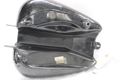 GAS TANK VIVID BLACK W/ RED & GOLD STRIPE 61019-00CF 2000 H-D ELECTRAGLIDE FLHT