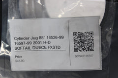 Cylinder Jug 88” 16526-99 16597-99 2001 H-D SOFTAIL DUECE FXSTD