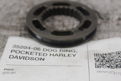 35204-06 DOG RING, POCKETED HARLEY DAVIDSON