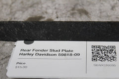 Rear Fender Stud Plate Harley Davidson 59818-09