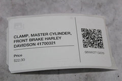 CLAMP, MASTER CYLINDER, FRONT BRAKE HARLEY DAVIDSON 41700321
