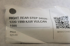 RIGHT REAR STEP 34028-1220 1999 KAW VULCAN 1500