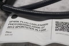 SPARK PLUG CABLES (SEE PHOTOS) 32003, 32006-07 2012 SPORTSTER XL1200