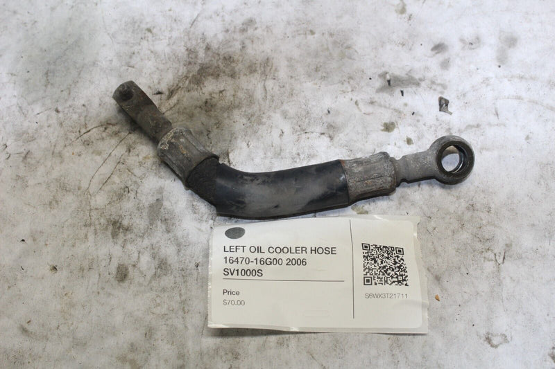 LEFT OIL COOLER HOSE 16470-16G00 2006 SV1000S