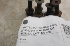 PROTECTOR SCREW 6PCS 205383544 2004 CAN AM BOMBARDIER DS 650