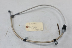 Chrome Braided Front Brake Line 2011 Harley Davidson Softail Fatboy
