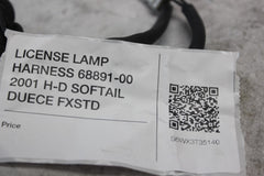 LICENSE LAMP HARNESS 68891-00 2001 H-D SOFTAIL DUECE FXSTD