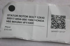 STATOR ROTOR BOLT 12X40 90017-MB4-000 1986 HONDA V65 MAGNA VF1100C