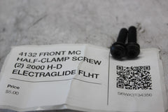 4132 FRONT MC HALF-CLAMP SCREW (2) 2000 H-D ELECTRAGLIDE FLHT