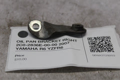 OIL PAN BRACKET RIGHT 2C0-2836E-00-00 2007 YAMAHA R6 YZFR6