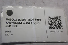 U-BOLT 92002-1800 1986 KAWASAKI CONCOURS ZG1000