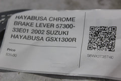 HAYABUSA CHROME BRAKE LEVER 57300-33E01 2002 SUZUKI HAYABUSA GSX1300R