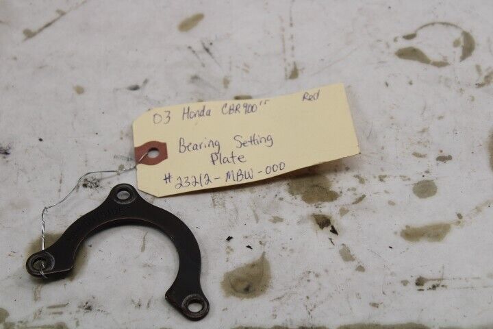 OEM Honda Motorcycle Bearing Setting Plate #23212-MBW-000 2003 CBR900RR