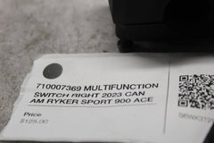 710007369 MULTIFUNCTION SWITCH RIGHT 2023 CAN AM RYKER SPORT 900 ACE