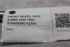 FRONT WHEEL AXLE 41068-1099 1980 KAWASAKI KZ440