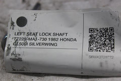 LEFT SEAT LOCK SHAFT 77229-MA1-730 1982 HONDA GL500I SILVERWING