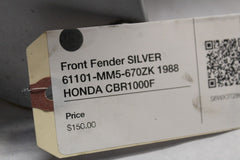 Front Fender SILVER 61101-MM5-670ZK 1988 HONDA CBR1000F