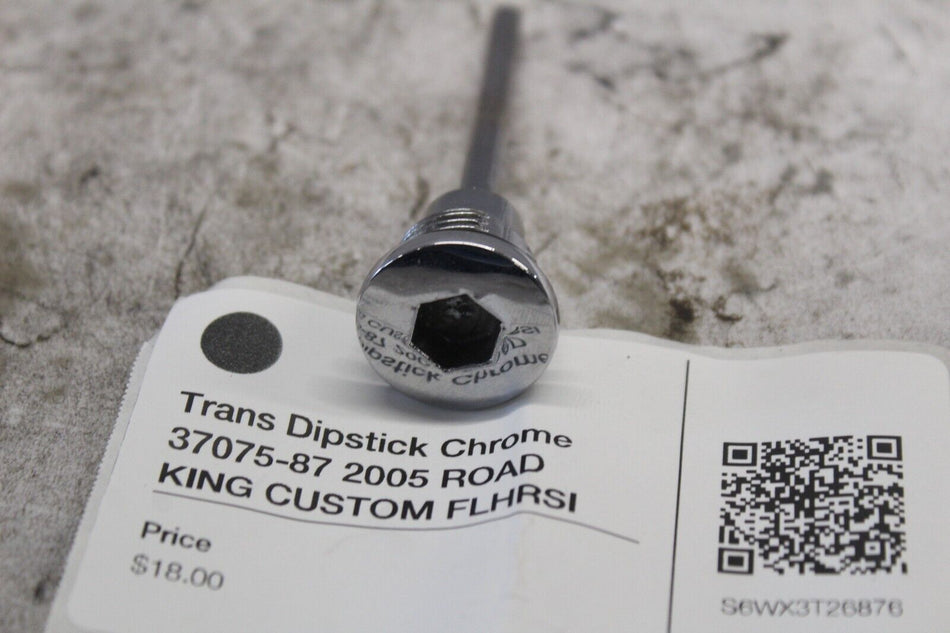 Trans Dipstick Chrome 37075-87 2005 ROAD KING CUSTOM FLHRSI