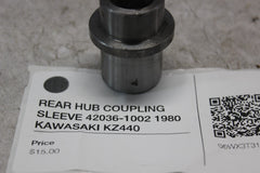 REAR HUB COUPLING SLEEVE 42036-1002 1980 KAWASAKI KZ440