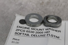 ENGINE MOUNT WASHER 2PCS 6530 2005 HD SOFTAIL DELUXE FLSTNI