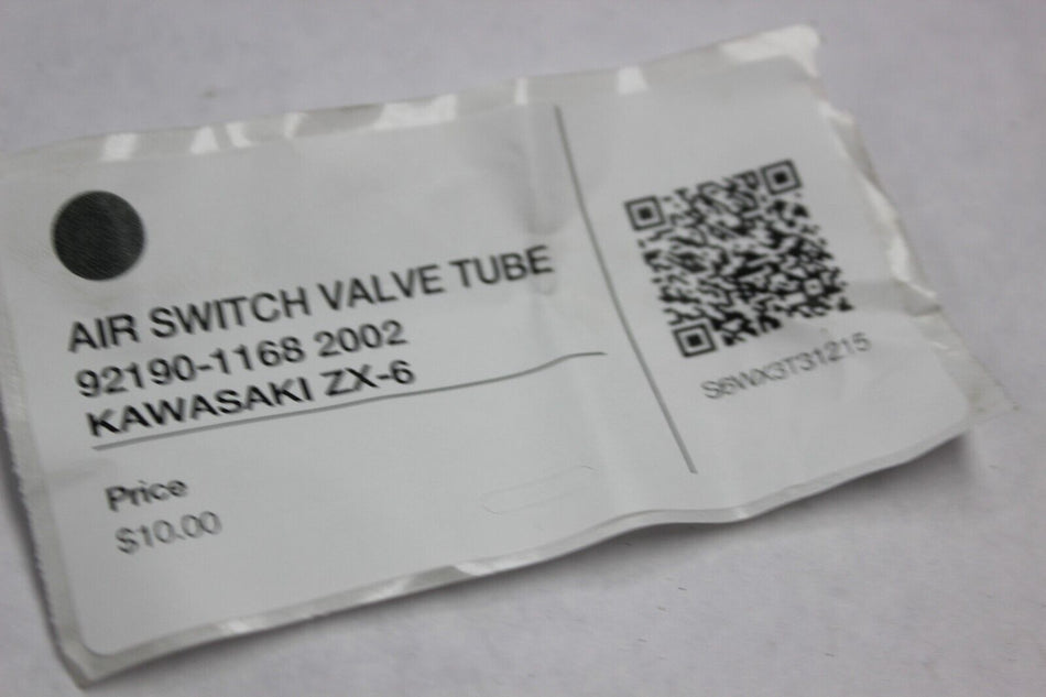 AIR SWITCH VALVE TUBE 92190-1168 2002 KAWASAKI ZX-6