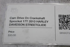 Cam Drive On Crankshaft Sprocket 17T 2010 HARLEY DAVIDSON STREETGLIDE 25673-06