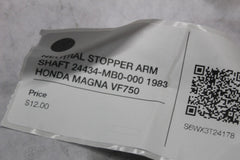NEUTRAL STOPPER ARM SHAFT 24434-MB0-000 1983 HONDA MAGNA VF750