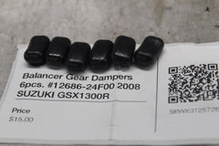 Balancer Gear Dampers 6pcs. #12686-24F00 2008 SUZUKI GSX1300R