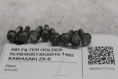 AIR FILTER HOLDER SCREW (8) 130G0516 1992 KAWASAKI ZX-6