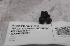 4132 FRONT MC HALF-CLAMP SCREW (2) HARLEY DAVIDSON