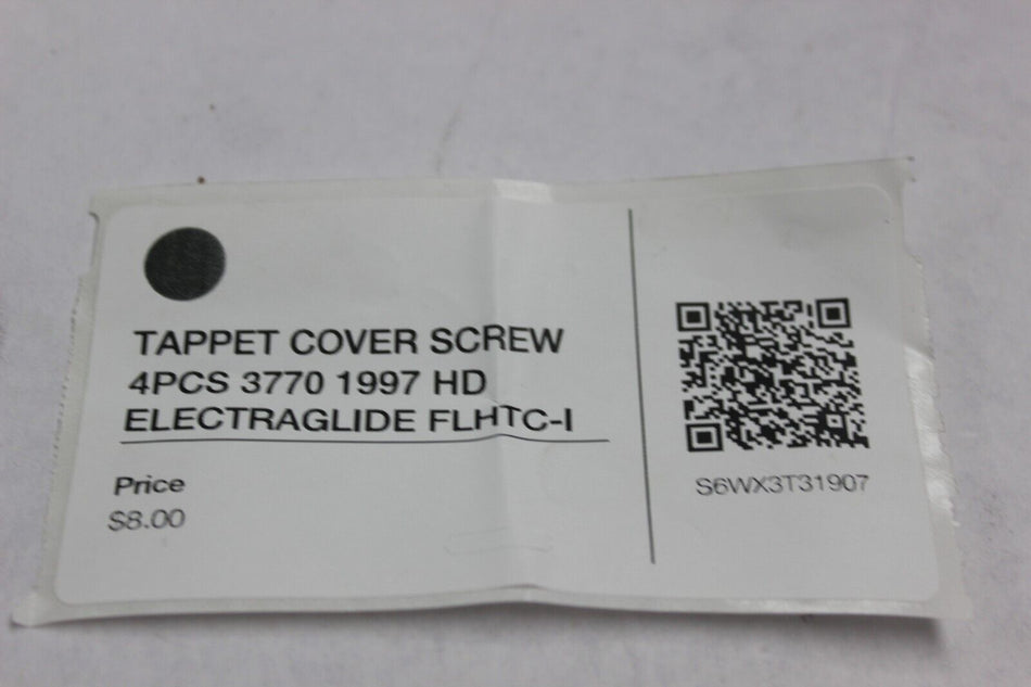 TAPPET COVER SCREW 4PCS 3770 1997 HD ELECTRAGLIDE FLHTC-I