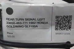 RIGHT TURN SIGNAL BASE METALLIC GREY 81215-463-771ZG 1982 GOLDWING GL1100A