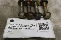 FRONT SHOCK BOLT 4PCS M10X75 207607546 2004 BOMBARDIER DS 650