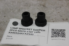 LAMP BRACKET DAMPER 2PCS 92075-1107 1980 KAWASAKI KZ440
