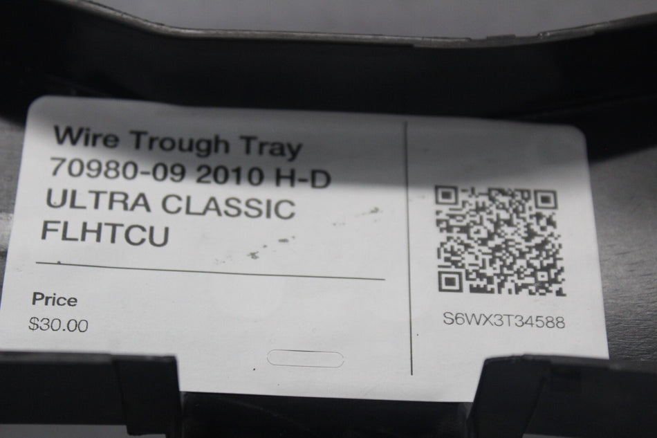 Wire Trough Tray 70980-09 2010 H-D ULTRA CLASSIC FLHTCU