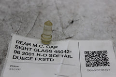 REAR M.C. CAP SIGHT GLASS 45042-96 2001 H-D SOFTAIL DUECE FXSTD