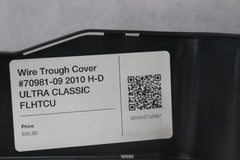 Wire Trough Cover #70981-09 2010 H-D ULTRA CLASSIC FLHTCU