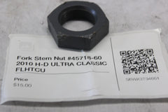 Fork Stem Nut #45718-60 2010 H-D ULTRA CLASSIC FLHTCU