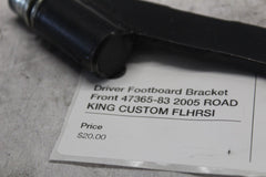 Driver Footboard Bracket Front 47365-83 2005 ROAD KING CUSTOM FLHRSI