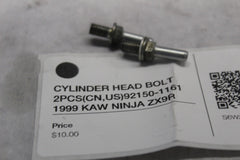 CYLINDER HEAD BOLT (2) 92150-1161 1999 KAW NINJA ZX9R