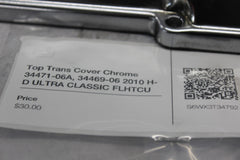 Top Trans Cover Chrome 34471-06A, 34469-06 2010 H-D ULTRA CLASSIC FLHTCU