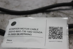 STARTER MOTOR CABLE 32310-MA1-730 1982 HONDA GL500I SILVERWING